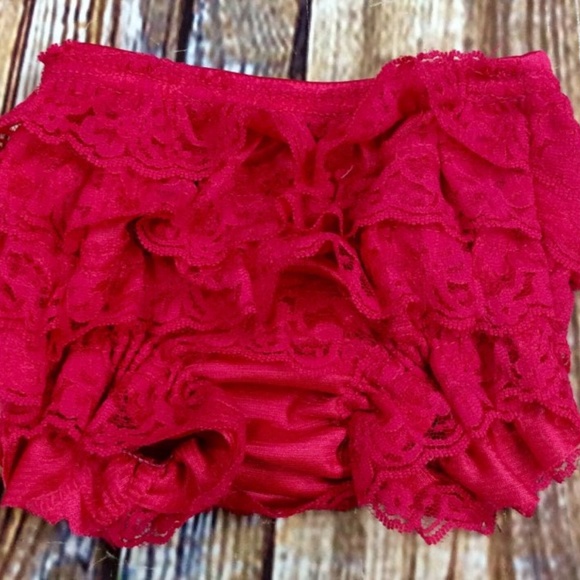 New Baby Lace Bloomers Diaper Covers Ruffle Butts - Picture 7 of 8